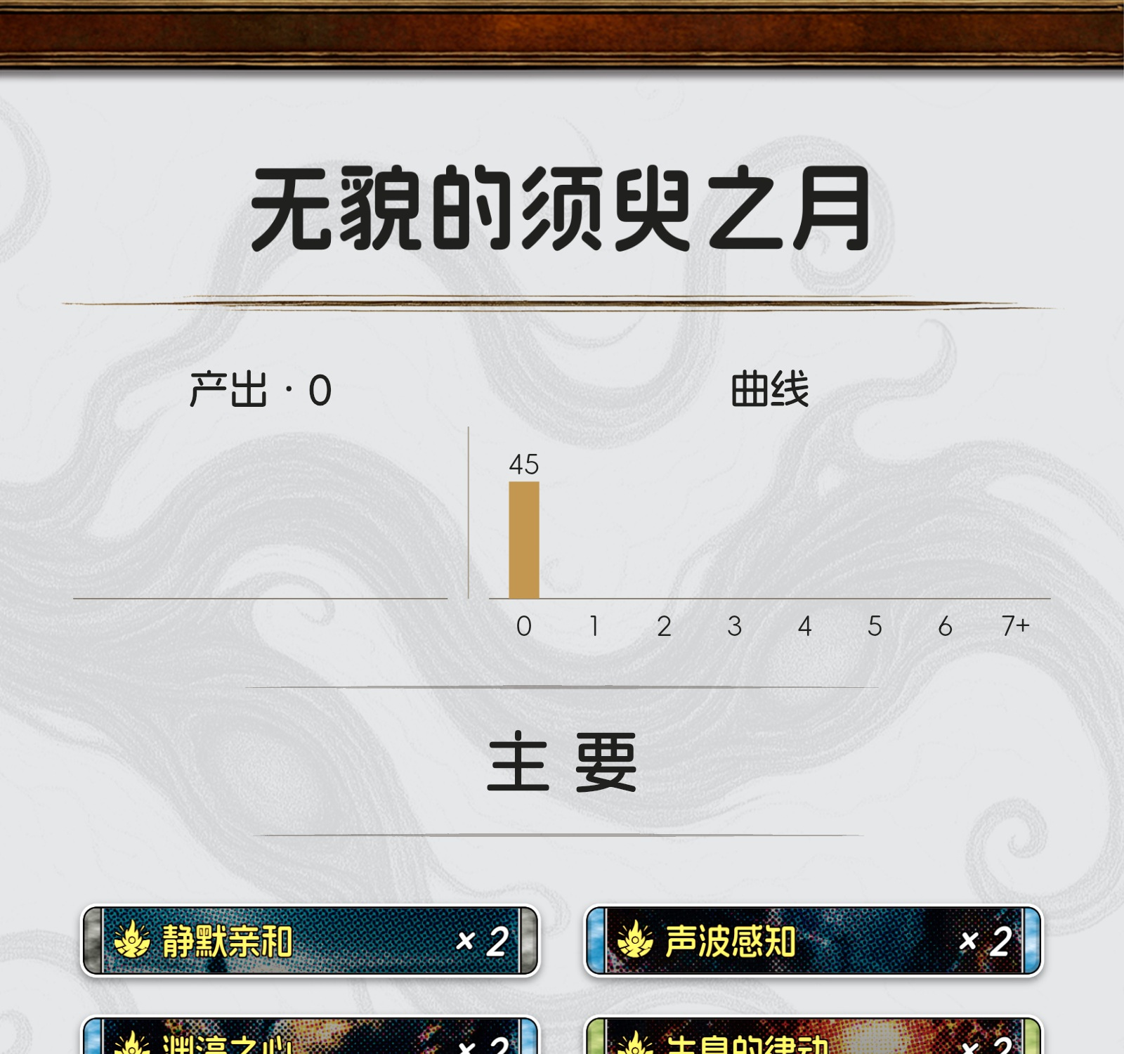 无貌的须臾之月